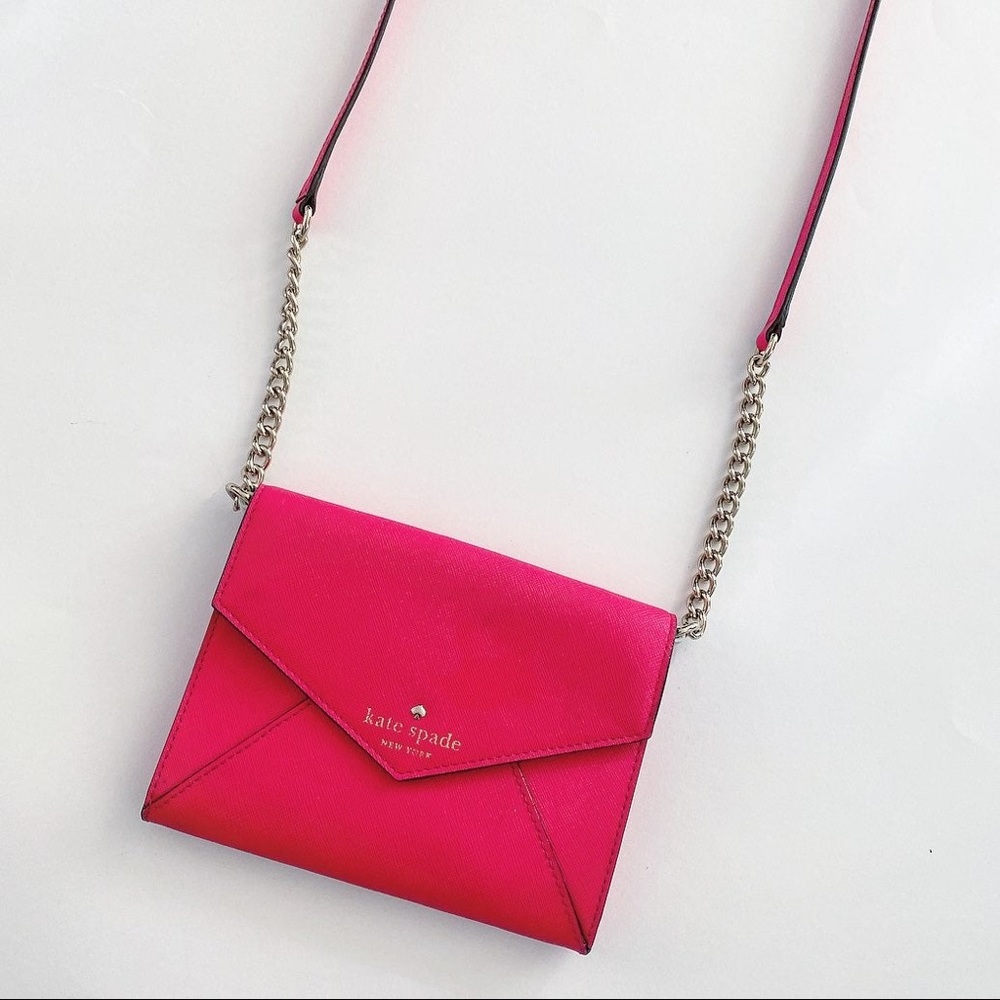 Pink Kate spade crossbody purse